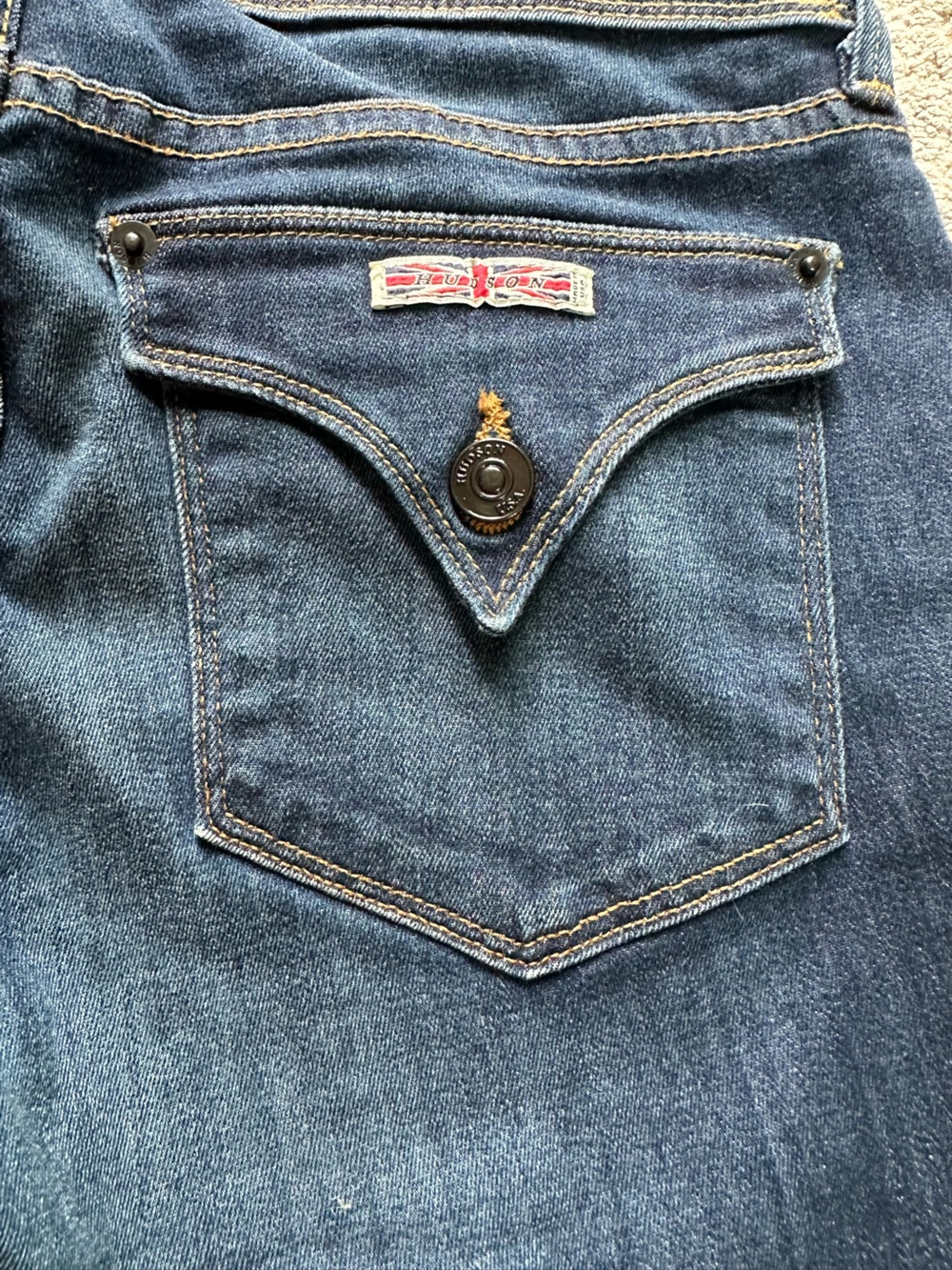 Hudson Jeans Modified Flap Pocket Denim Shorts Made in USA size 29 - Picture 10 of 10